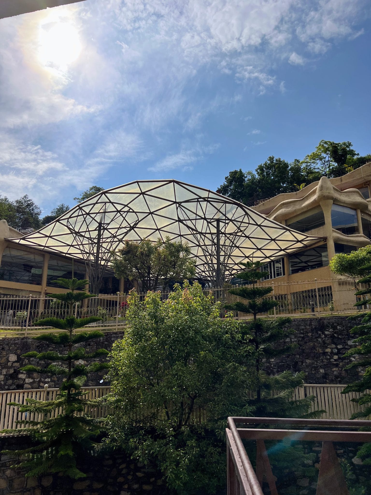 An interlocking geodesic mesh — agents discovering and coordinating with each other